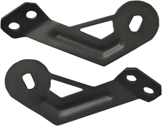 Seizmik UTV Black Pair Steel Mirror Mounts for 2016-22 Polaris General 1000 ESP