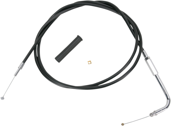 Drag Specialties Black Vinyl 58" Motorcycle Throttle Cable 1996-21 Harley FXR