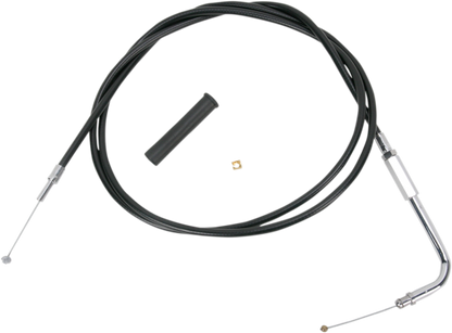 Drag Specialties Black Vinyl 58" Motorcycle Throttle Cable 1996-21 Harley FXR