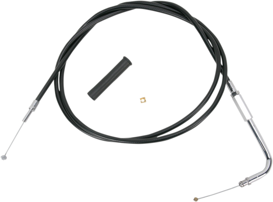 Drag Specialties Black Vinyl 58" Motorcycle Throttle Cable 1996-21 Harley FXR