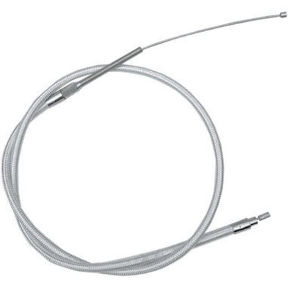 Magnum Polished Braided High Efficiency Clutch Cable fits 86-13 Harley Touring