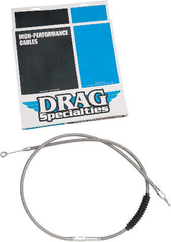 Drag Specialties Braided 62 11/16" Clutch Cable fits 87-06 Harley Touring FLHT