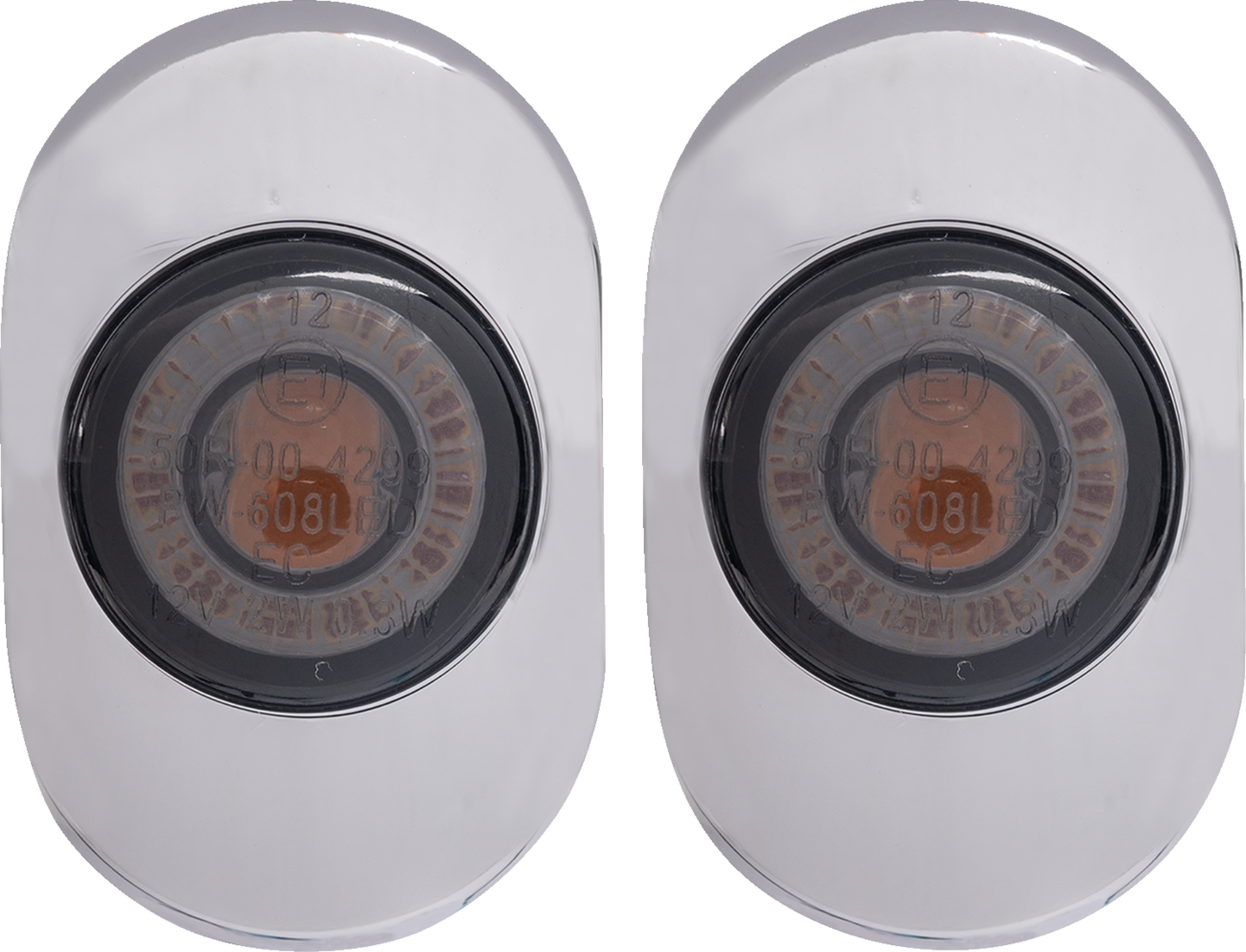 Kodlin Chrome Antenna Grommet Lights for 2006-2023 Harley Street Road Glide FLTR