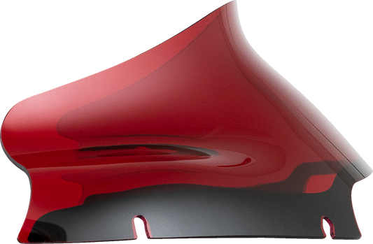 Klock Werks Kolor Flare 6" Red Windshield fits 2015-2023 Harley Road Glide FLTR