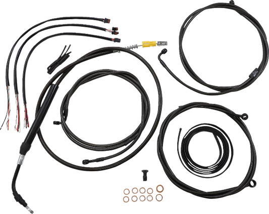 La Choppers 15"-17" Ape Hanger Complete Cable Kit 2021-2023 Harley Road Glide