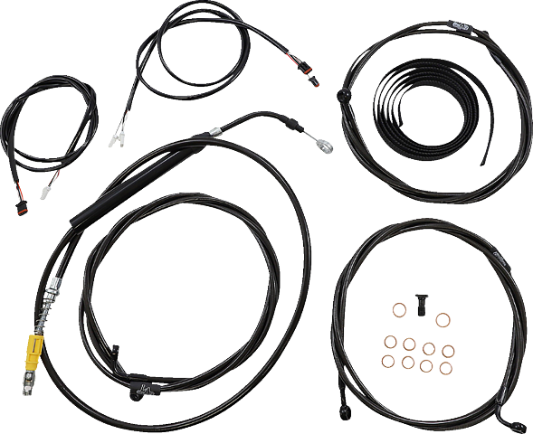 La Choppers 18"-20" Ape Hanger Plug & Play Cable Kit 2021-2023 Harley Road Glide