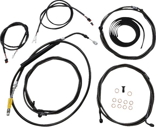 La Choppers 12"-14" Ape Hanger Plug & Play Cable Kit 2021-2023 Harley Road Glide