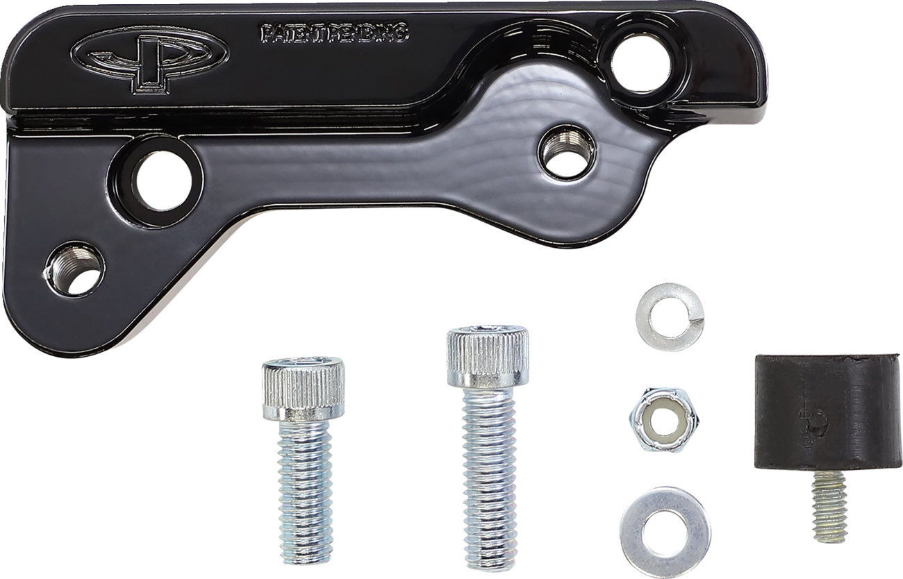 Paul Yaffe Black FIX-Stand Angle Block Kickstand for 2018-2024 Harley Softail