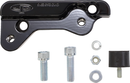 Paul Yaffe Black FIX-Stand Angle Block Kickstand for 2018-2024 Harley Softail