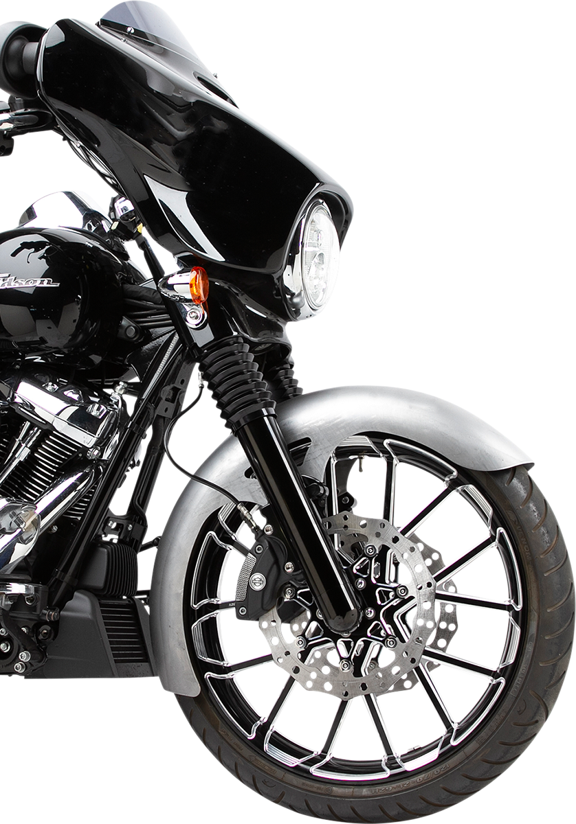 Arlen Ness Rapper 21" Wheel Front Fender 2014-2024 Harley Touring FLHR FLHX FLRT
