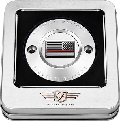 Figurati Designs Red Line Flag Timing Points Cover for 2017-2023 Harley M8