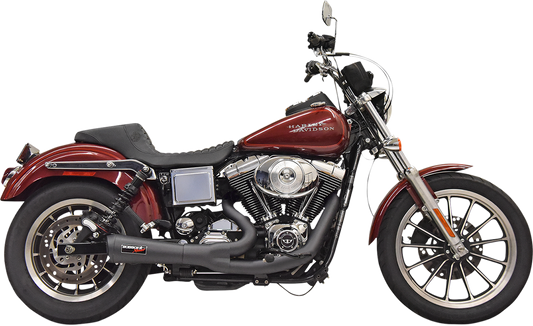 Bassani Ripper 2-1 Black Motorcycle Exhaust fits 91-05 Harley Dyna FXDB FXDL