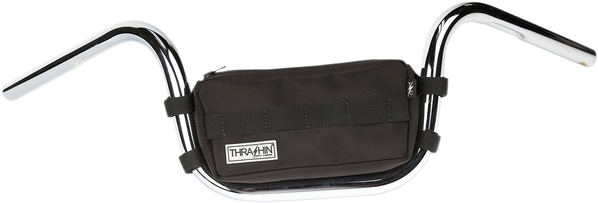 Thrashin Black Motorcycle Handlebar Storage Bag for Harley Davidson THB-0002