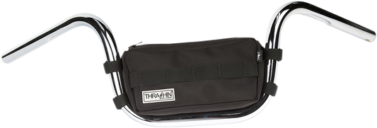 Thrashin Black Motorcycle Handlebar Storage Bag for Harley Davidson THB-0002