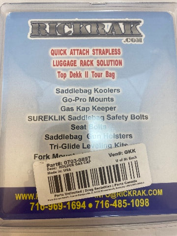 Rickrack Magnetic Gas Kap Cap Keeper for Harley Davidson Offroad