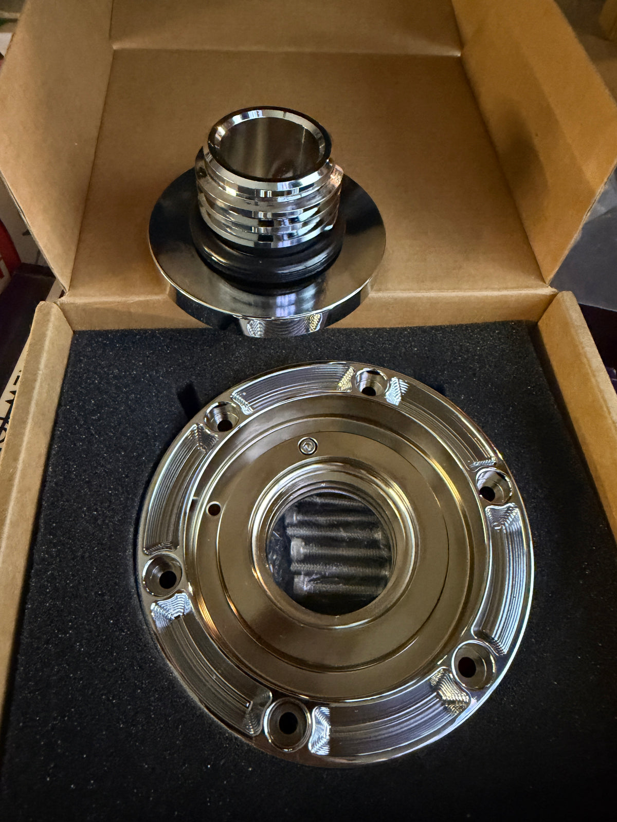 Kodlin Ascent Pro Chrome Gas Fuel Cap fits 2023-2026 Harley Road Street Glide