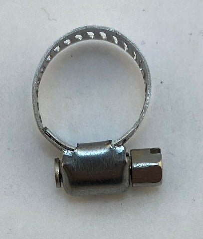 Namz Brass 3/8" Universal Motorcycle Hose End Clamp for Harley Made in USA