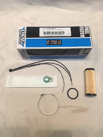Drag Specialties EFI Fuel Gas Filter Kit fits 2007-2022 Harley Sportster Models