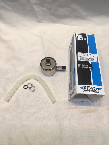 Drag Specialties Fuel Filter Kit fits 2001-2007 Harley Softail Touring Models