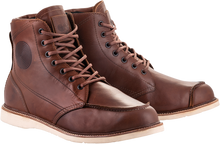 Alpinestars Oscar Monty v2 Brown Leather Motorcycle Riding Street Racing Boots