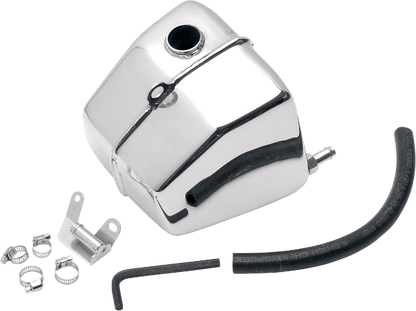 Drag Specialties Chrome Steel Motorcycle 3qt Oil Tank 1982-2000 Harley FXR FXRS