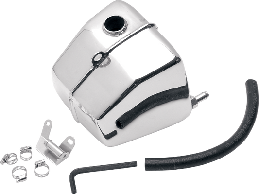 Drag Specialties Chrome Steel Motorcycle 3qt Oil Tank 1982-2000 Harley FXR FXRS