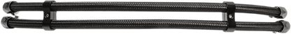 Jagg Black 3' Braided Textile Motorcycle Oil Line Upgrade Kit Harley Davidson