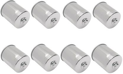 Drag Specialties 8 Pack Oil Filters with Nut 2017-2023 Harley Touring Softail M8