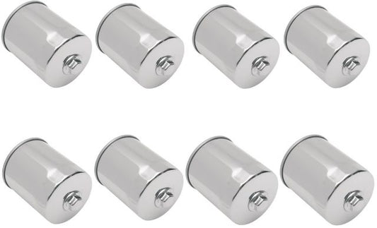 Drag Specialties 8 Pack Oil Filters with Nut 2017-2023 Harley Touring Softail M8