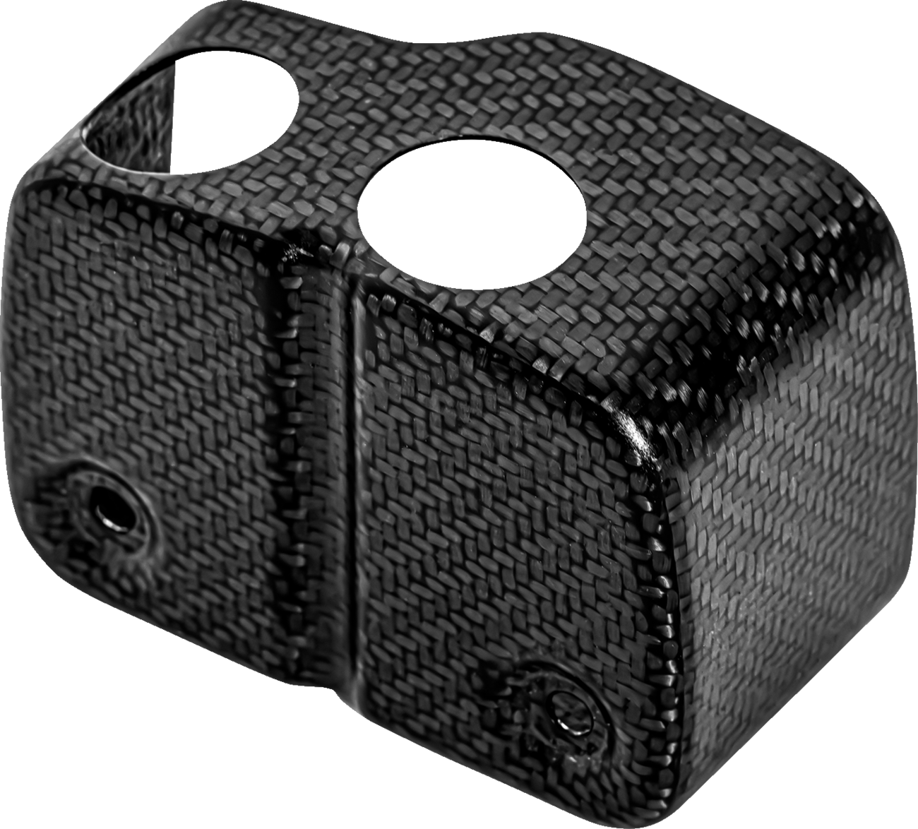 Saddlemen Carbon Fiber Gloss Coil Cover fits 1999-2005 Harley Dyna FXD FXDWG