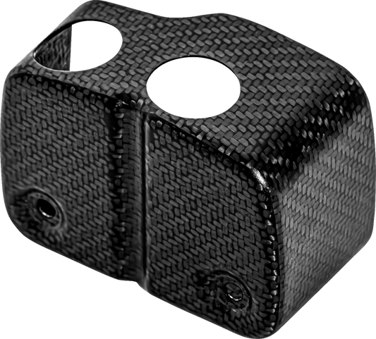 Saddlemen Carbon Fiber Gloss Coil Cover fits 1999-2005 Harley Dyna FXD FXDWG
