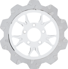 Lyndall Racing Crown Cut 10 Spoke Front Brake Rotor for 2000-14 Harley Davidson
