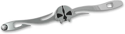Drag Specialties Chrome Skull 12 1/4" Shift Linkage 1986-2024 Harley Softail FXS