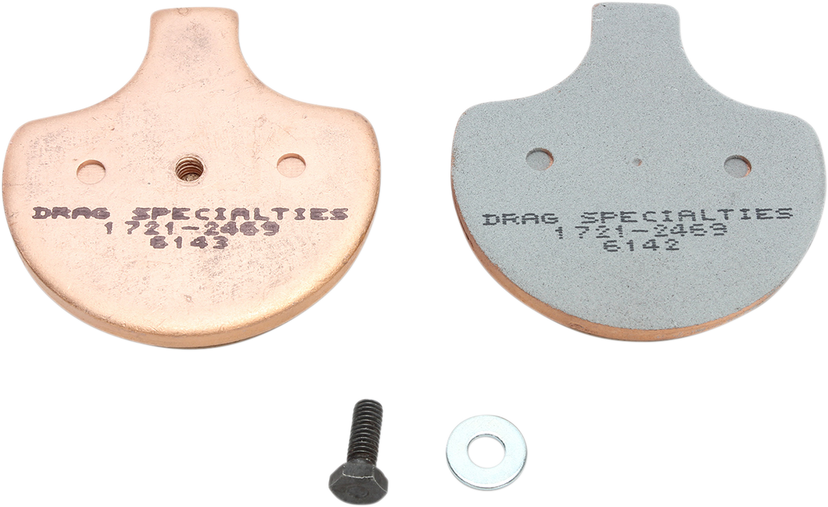 Drag Premium Sintered Metal Front Brake Pads for 1984-2011 Harley Davidson