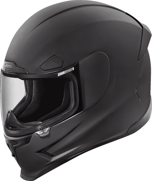Icon Airframe Pro Solid Matte Black Full Face Adult Street Motorcycle Helmet