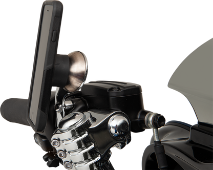Klock Werks iOmounts Handlebar Phone Left Side Switch Mount Kit 1996-2023 Harley