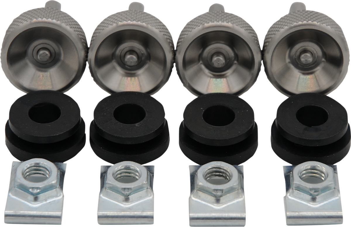 Reda Silver Posi Lock Motorcycle Saddlebag Lock Kit for 1983-2021 Harley FL FX