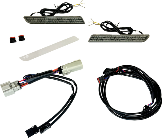 Custom Dynamics Smoke LED Fender Reflector Light for 2014-24 Harley Trike Models