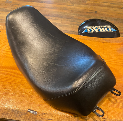 Le Pera Bare Bones Solo Seat for 2002-2007 Harley Davidson Road King FLHR FLHRS