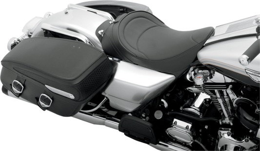 Drag Specialties Backrest Compatible Solo Seat for 1997-2007 Harley Touring FLHR