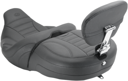 Mustang Vintage Touring Forward Seat & Backrest for 2015-2021 Harley Freewheeler