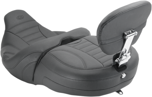 Mustang Vintage Touring Forward Seat & Backrest for 2015-2021 Harley Freewheeler