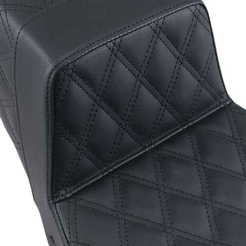 Saddlemen Black Step-Up Lattice Seat for 1997-2007 Harley Touring Electra Glide