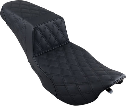 Saddlemen Black Step-Up Lattice Seat for 1997-2007 Harley Touring Electra Glide