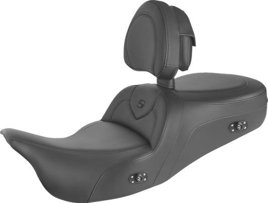Saddlemen Road Sofa Heated Gel Seat & Backrest 2009-23 Harley Tri Glide FLHTCUTG