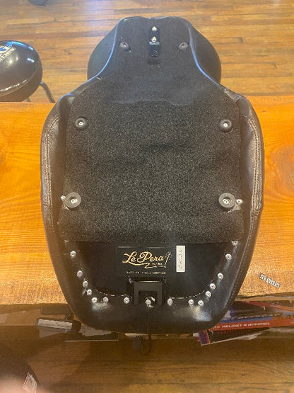 Le Pera Maverick Smooth Daddy Long Legs Seat Backrest for 2023-25 Harley Touring