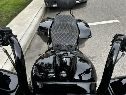 Drag Specialties Extended Reach Freedom Seat for 2009-2024 Harley Touring