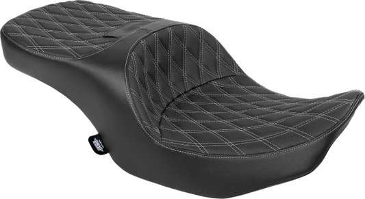Drag Specialties Silver Diamond Freedom Seat 2023-25 Harley Street Road Glide