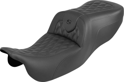 Saddlemen Roadsofa Carbon Lattice Seat for 15-25 Harley Freewheeler Road Glide 3
