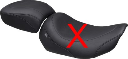 Mustang Wide Tripper Passenger Pillion Seat for 2023-26 Harley Road Street Glide